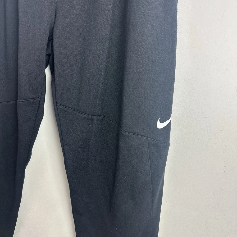 Nike Mens Solid Soft Sportswear Club Fleece Joggers Black Size XL Lounge Tapered
